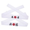 jojofuny 6pcs Japanese Headband Breathable Chef Karate Headbands for Home
