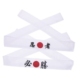 jojofuny 6pcs Japanese Headband Breathable Chef Karate Headbands for Home Use Durable Skin-Friendly Fits Easy to Wear