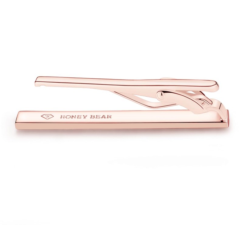 HONEY BEAR 5/5.4/6 cm Men's Tie Clip for Normal Tie
