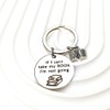 NYRWFQXG Book Lover Gifts Keychain for Women Men Reading Gifts