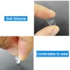 Push in Glasses Nose Pads,5 Pairs Eyeglasses Replacement Nose Piece,Oval