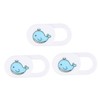 TEHAUX 3 PCS Whale Pattern Webcam Cover Slide for Laptop