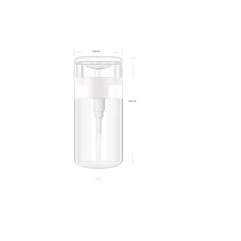 KEAIYYJBottle 4 oz Push Down Pump Dispenser Nail Polish Remover