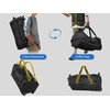Romatime 29" 86L Rolling Duffle Bag, Foldable Large Waterproof Backpack