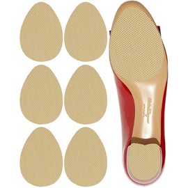 Shoe Grips on Bottom of Shoes,Shoe Gummies for Bottom of Heels,Non Slip Shoes Pads for Women Shoes,Shoe Slip Pads Sole Protectors for High Heels,3 Pairs Anti-Slip Shoe Grips Cushions(3.5"x2.5",Yellow)