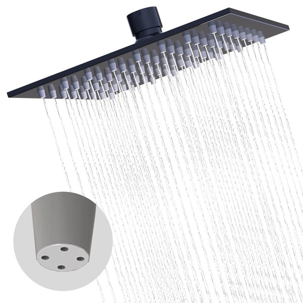 Delnet 4 Holes&6 inch Fixed Rain Shower Head, High Pressure