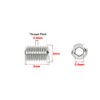 Junter 100pcs M2 x 3mm Flat Point Grub Hex Socket