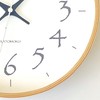 KATOMOKU Plywood Clock 20 Radio Clock Sweep (Continuous Second Hand)