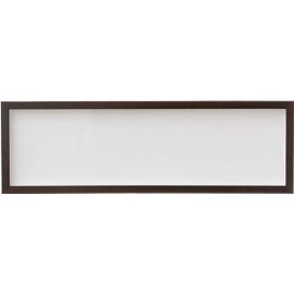 10x30 Brown Walnut Shadow Box Frame | 3/4" of Depth - Lots of Display Room for Jerseys, Keepsakes, Objects, & Memorabilia | UV Resistant Acrylic and Acid Free Backing | Includes Hardware