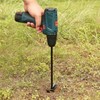 kimllier Small Auger Drill 2 x 24 Black, Long Blade