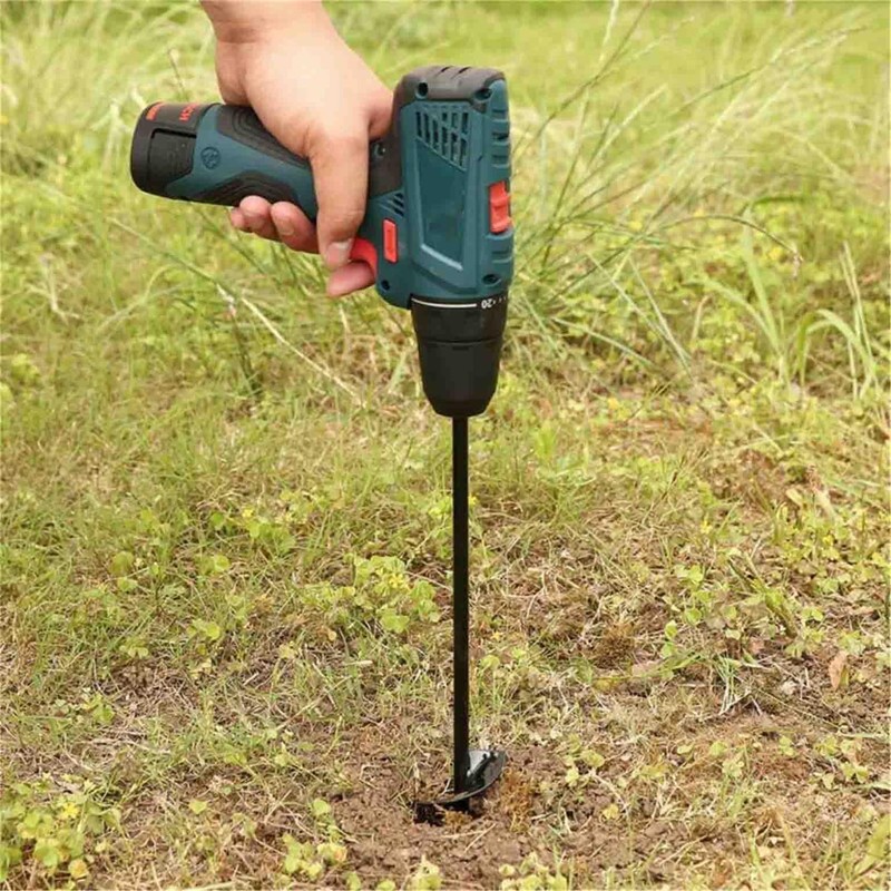 kimllier Small Auger Drill 2 x 24 Black, Long Blade