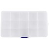 NGOSUET Pack of 12 15 Grid Universal Sorting Boxes, Transparent