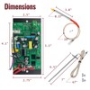 Controller Kit for Traeger BAC236, BAC365, BAC283, etc. (NO Temp