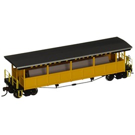 Durango and Silverton Open Sided Excursion Car with Seats. HO Scale