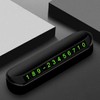 Glow-in-the-dark parking number plate one-touch privacy protection contact notification board / 야광 주차 번호판 원터치 개인정보보호 연락처 알림판