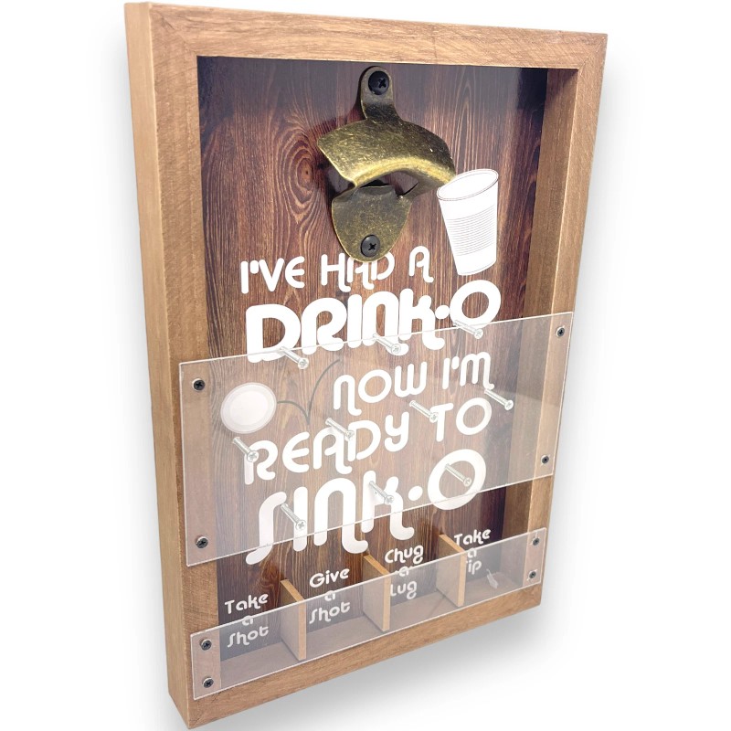 Sign Of The Times Drinko Plinko Ready To Sinko Wall