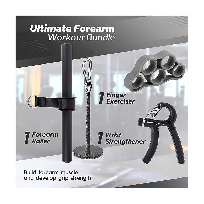 Ultimate Forearm & Wrist Strengthener - Premium Workout Equipment with