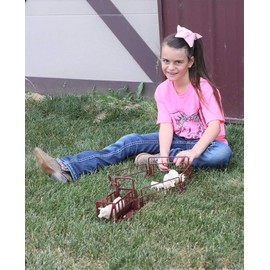 Little Buster Toys Cattle Squeeze Chute - Red; 1/16th Scale