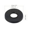PATIKIL M6 Rubber Flat Washers 80 Pack 5 mm ID