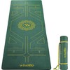 WiseLife TRU - Alfombrilla de yoga de alineación correa de