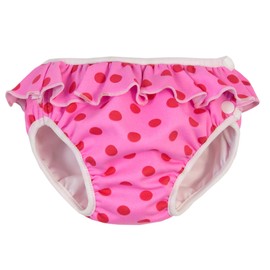 ImseVimse Schwimmwindelhose pink Punkte Rüschchen Größe: S (6-8kg)