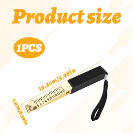 Fire Door Gap Gauge,Fire Door Gap Gauge Checker Tool,Metal Door Gap Measuring Tool,Door Undercut Measure with 0.5mm precision for Measure Fire Door Clearance,House Inspection,Thickness Measurement