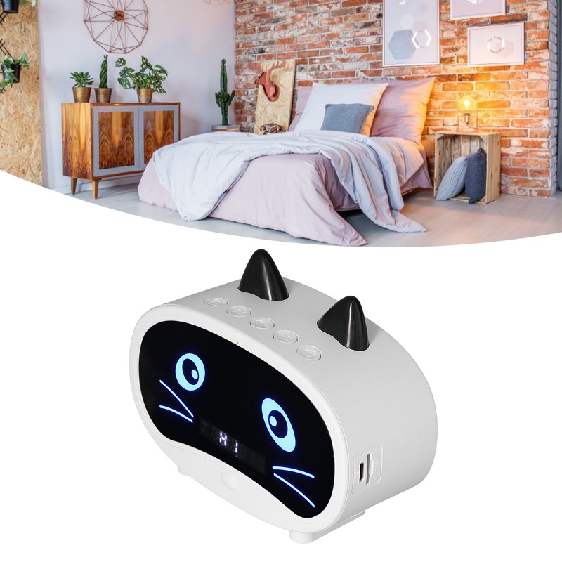 Mini Cartoon Speaker Multifunctional Cute Cat Ear Design Smart Set