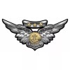 usmc marine corps combat aircrew insignia wings white license plate made in usa