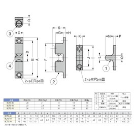 sugatune工業 Lamp Mark Stainless Steel (SUS316) with Ball Catch Bcts Notebook Bcts – 70