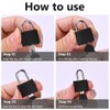 Flintronic 6 Pieces Padlock with Keys, Luggage Locks, Suitcase Lock,