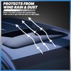 M-AUTO Universal Tape On Sun/Moon Roof Window Deflector and Sun