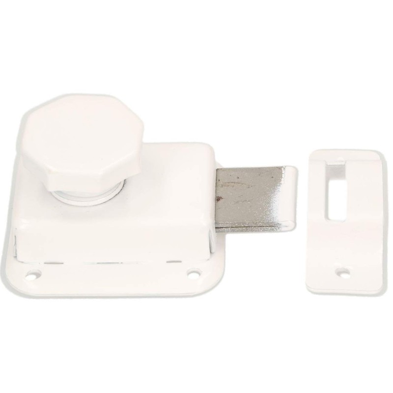 KOTARBAU Sliding Bolt White/Brown Lock Latch Door Bolt Gate Bolt