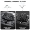 G4Free 54 Inch Windproof Inverted Umbrella with Reflective Stripe, Large