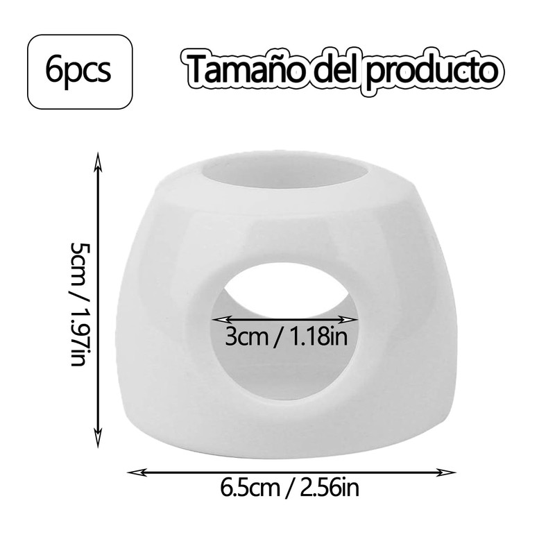 WEZCHUGHAOL Cubierta de Seguridad para Perilla de Puerta, 6pcs Cubiertas