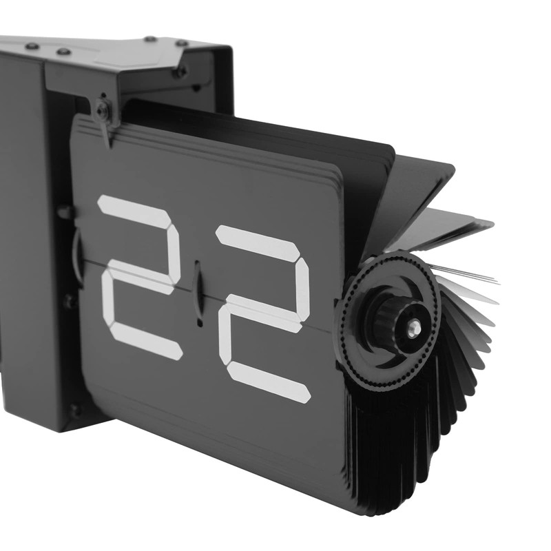 ILWorkTLs Flipping Out Wall and Tabletop Clock,Modern Flip Desk Clock,Digital