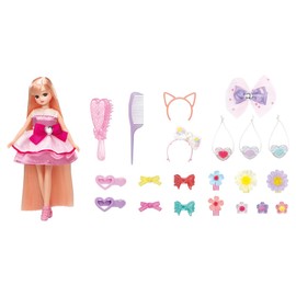 Takara Tomy Licca-chan Doll LD-06 Long Hair Rika-chan EX Dress Up Play Toy 3 Years Old