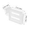 TEHAUX 8Pcs Refrigerator Dividers Transparent Separators for Fridge Side Door