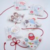 JIKAN STYLE 02162 Knotted Fabric Towel, Mt. Fuji Lucky, Individual