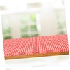 WOONEKY Brick Wall Christmas Tablecloth Set Picnic Table Cover Pe