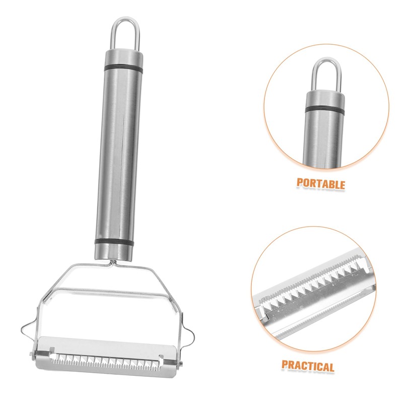 Alipis Dual Sided Peelers Shredder 3-in- Tool Carrot Peeler Cabbage