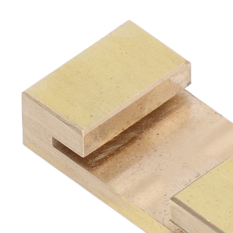 Brass Steel Ruler, Ruler Stop, T Groove Design, Brass Scriber