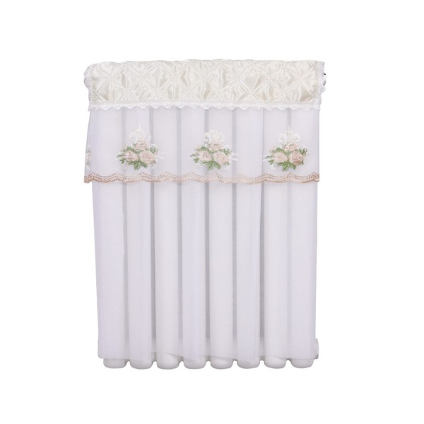 Yozwoo Modern Fabric Radiator Cover with Belt Design Easy to