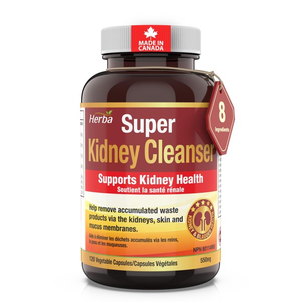 Herba Herba Kidney Cleanse Supplement – 120 Capsules | 8