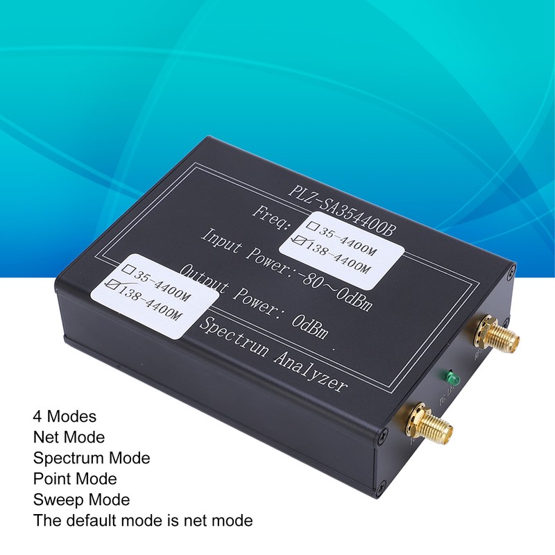 Portable Spectrum Frequency Analyzer Simple Operation 4 Modes Handheld Frequency