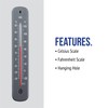 Wall Thermometer 215mm - Stylish Room Thermometer - Made in