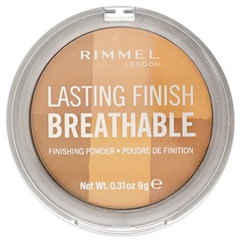 Rimmel London Lasting Finish - 003 Sand - Breathable Finishing Powder, Brightening, Lightweight, Six Shades in One, 0.31oz