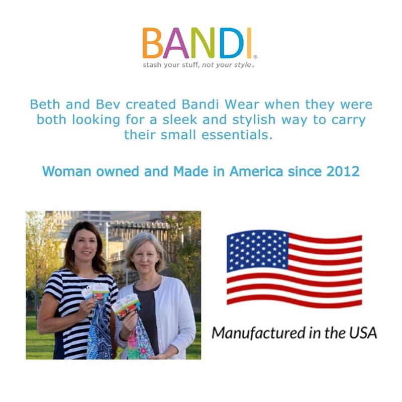 BANDI Unisex Secure Running Belt with Adjustable Straps Large Pocket,