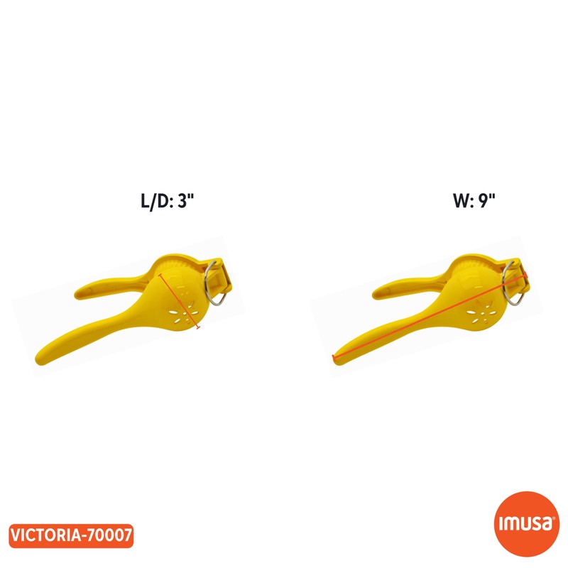 IMUSA Lime or Lemon Manual Squeezer, Citrus Juicer for Max