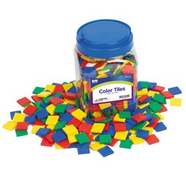 EAI Education QuietShape Foam Color Tiles - Set of 400