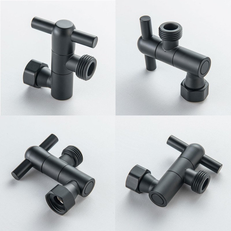 LUOGULIANG All Metal Shower Head Elbow Adapter, Stainless Steel Shower